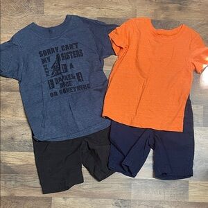 New Mix Kids Matching Set - Orange and Blue